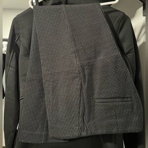 Black Slim Leg Business Casual Work Pants